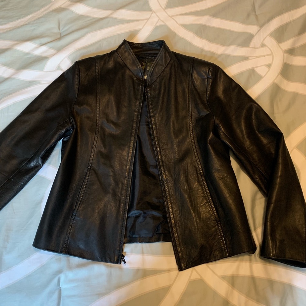 Leather jacket